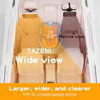 Baby Car Mirror for Baby Hook Clip Design Never Shake Baby Mirror for Car Seat Rear Facing Easy Install Crystal Clear View ShatterProof Crash Tested White