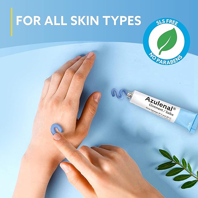 Ointment with Guaiazulene | Ointment for Diaper Rashes Itches Cuts & Sore Nipples | Suitable for Use for Babies and Nursing Mothers | Made in Europe (1 x 50 g)