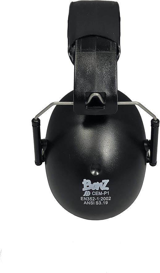BANZ Kidz Earmuffs 2 Years & Older - Loud Noise Cancelling Kids Headphones & Toddler Ear Muffs, Size Adjustable