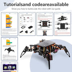STEM Robotics Science Kits for Adults, ESP8266 Spider Robot Building Kit, App Remote Control, Walking Crawling Fun Educational Toy for 12 + Year Old Boys, Girls, Teens, Adults Unique Gifts