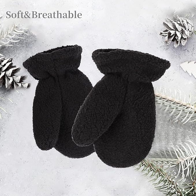 Zsedrut Baby Boys Winter Glove Warm Toddler Infant Girls Mittens Fleece Lined Gloves 1-7 Years
