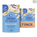 Gerber Baby Snacks Yogurt Melts, Banana Vanilla, 1 Ounce (Pack of 7)