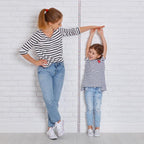 Tatuo Growth Chart Wall Labels Height Indicator Tape Ruler Growth Chart Decor Height Indicator Adhesive Ruler for Home Room Measuring(Colorful)