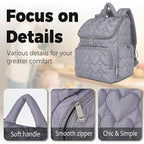 Baby Diaper Bag Backpack, Multifunction Baby Bag for Mom Dad, Large Capacity Diaper Backpack with Changing Pad Stylish Pañaleras para Bebe Stroller Straps, Newborn Baby Essentials Must Haves for Women