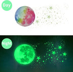 Glow in The Dark Stars for Ceiling,Star Decorations for Bedroom,Kids Boys Girls Room Decor,Wall Stickers for Bedroom,Play Room,Wall Decorations,Best Birthday Gift