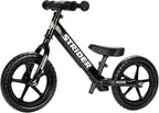 Strider 12” Sport Bike - No Pedal Balance Bicycle for Kids 1 to 4 Years - Includes Safety Pad, Padded Seat, Mini Grips & Flat-Free Tires - Tool-Free Assembly & Adjustments