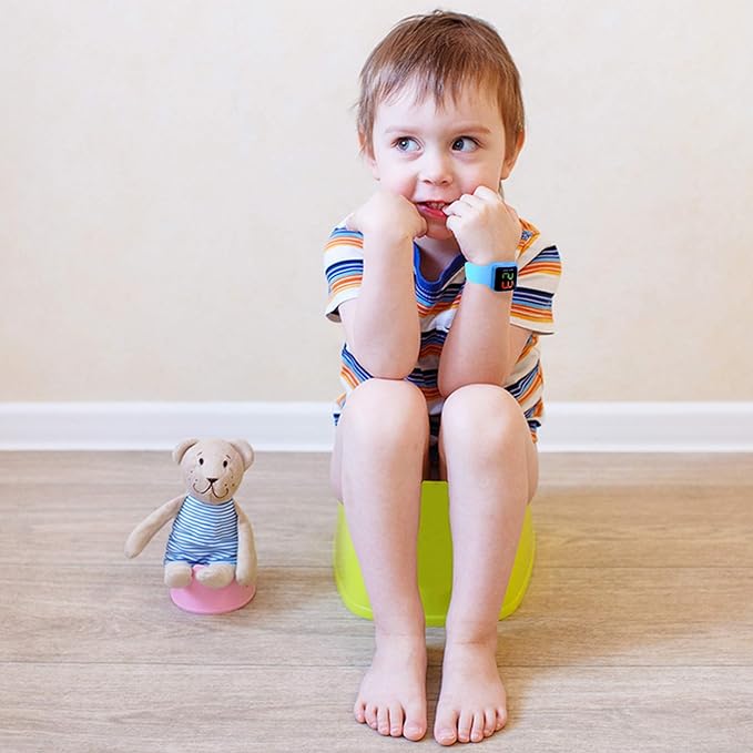 ABC123 Potty Training Watch 2- Baby Reminder Water Resistant Timer for Toilet Training Kids & Toddler (Blue)