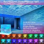 Ocean Wave Projector Light - 16 Color LED Star Night Light with 4 Modes,Galaxy Projector Light for Bedroom, Home Theater, Ceiling Decor