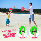 Toss and Catch Ball Set Upgraded - Kids Toys Outdoor Games for Whole Family - Water-Resistant Great for Beach Pool Yard Games - Classic Gift for Boys Girls 3 4 5 6 7 8 9 10 11 12+ Years Old