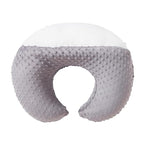 Nursing Pillow and Positioner for Breastfeeding, Ultra Soft Baby Breastfeeding Pillows for More Support for Mom and Baby, with Premium Removable Cover (Rose Gray)