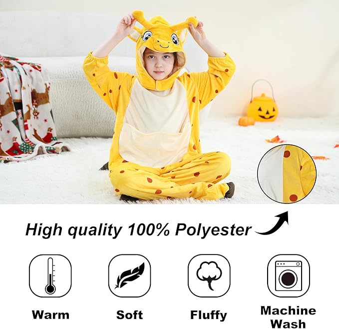MICHLEY Adorable Animals Cosplay Costume for Kids 3-12Years Soft Breathable & Skin Friendly Halloween Birthday Party