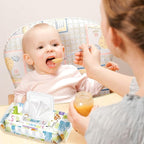 HAPPY BUM Baby Wipe Wet Wipes, Baby Wipes Unscented, 8 Packs, 640 Count