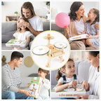 Toddler Drum Set - 5 in 1 Wooden Musical Toys for Toddlers 3+, Montessori Toys for Baby Boy Girls Easter Birthday Gifts for Kids Age 3 4 5 6