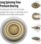 Freelove Viking Pirate & Gossip Design Fidgets Spinners, Copper Metal Spinner Fidget Toy Prime for Adults, Premium Bearing for 4~6 Mins, Autism Sensory ADHD Anxiety Stress Reduce Figet Spiner, Brass
