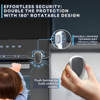 Oven Lock Child Safety, 1 Pack, Oven Door Lock Child Safety, Oven Baby Proofing, Heat-Resistant, Durable & Easy to Install Oven Safety Locks for Toddlers, Baby Proof Oven (White)