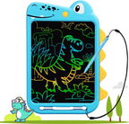 LCD Writing Tablet for Kids, 10 Inch Colorful Drawing Board, Learning Educational Toddler Toys Gifts for Kids, Drawing Tablet Gift for Boys Girls 3 4 5 6 7 8 Years Old (Blue-Dinosaur)