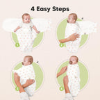 Baby Swaddle Sleep Sacks with Zipper - 3-Pack Swaddles for Newborns 0-3 Months, Infant, Baby Girls, Boys, Soft & Durable Newborn Sleep Sack, Easy Diaper Change Swaddling Blanket (Butterflies)