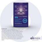 AIRMAX Nasal dilators for Sleeping - 76% More Airflow - Anti Snore Device - Breathe Freely Through The Nose - Sinus Relief, Sleep aid and snoring Solution - 2X Small Blue - 6 Month Relief