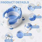Baby Bath Seat for Babies 6 Months & Up - Toddler Bath Seats for Baby Sitting Up with 4 Suction Cups & Soft Cushion, Non-Slip Infants Shower Bathtub Chair for Newborn Boys, Blue