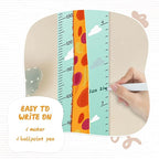 Customize Name Kids Height Chart for Wall, Giraffe Growth Chart for Wall, Kids Growth & Measuring Chart in Inches, Fun & Stylish Height Tracker for Children, Nursery Decor Essentials