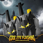 Bat Walkie Talkies for Kids with Flashing Eye Lights, Stealth Spaceship & Winged Dart Design, 2 Pack 2 Way Radio 3-12 Year Old Boy Toys, Outdoor Hiking Toys for Kid 3-5 4-6 6-8 8-10 Boys Birthday Gift