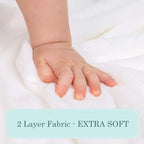 HIPHOP PANDA Baby Washcloths, Rayon Made from Bamboo - 2 Layer Ultra Soft Absorbent Newborn Bath Face Towel - Reusable Baby Wipes for Delicate Skin - Gray Stripe, 30 Pack