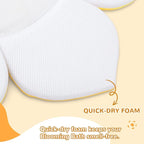 Flower Baby Bath Pad for Infant Bathtub Sink Flower Mat Tub Little Lotus - Petal Soft Supports Lounger Newborn Bathing Insert Seat Baby Essentials, Sunflower