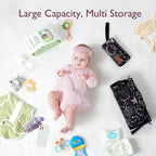 Momcozy Universal Stroller Organizer with Insulated Cup Holder Detachable Phone Bag & Shoulder Strap, Fits for Stroller like Uppababy, Baby Jogger, Britax, BOB, Umbrella and Pet Stroller