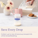Lansinoh Silicone Milk Collector Breast Pump for Breastfeeding with Suction Base, 4 Ounces, Portable and Lightweight, With Neck Strap and Protective Lid, 1 Count