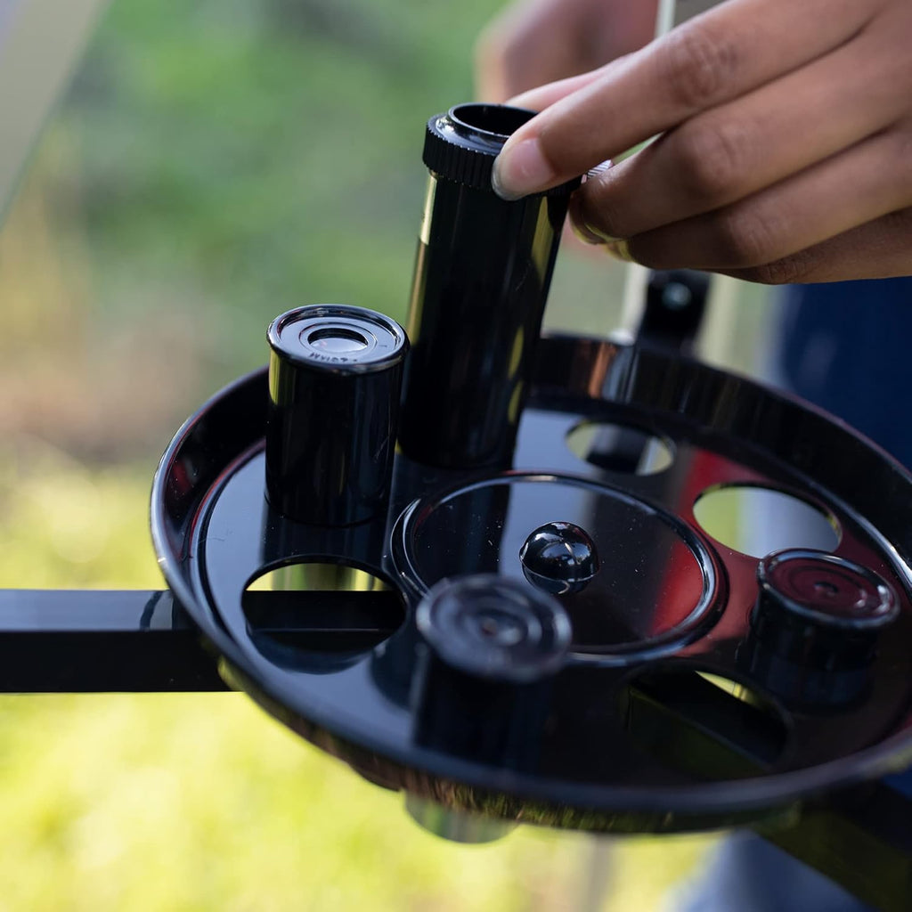 Educational Insights GeoSafari Omega Refractor Telescope - Portable Telescope for Kids, Teens, and Adults, See Planets, Stargazing Tools, Classic STEM Learning Set, Gift for Boys & Girls Ages 8+