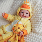 Lightweight Baby Doll Set – 15" Realistic Soft Doll for Girls, Easy to Carry & Hug – Pretend Play & Gift for Toddlers