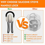 Stove Knob Safety Covers for Child, Gas Stove Knob Locks, Oven Lock Child Safety Stove Guard Black, Stove Knob Safety Cover for Child and Pet (5 Pack)