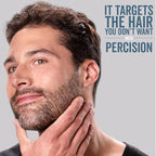 Microtouch Titanium Edge Ear & Nose Trimmer – Dual Rotary Blade Heads with Light – Water Resistant – Travel Friendly – Durable Design – Titanium Coated Blades for Precise, Comfortable Grooming