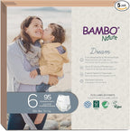 Bambo Nature Hypoallergenic Training Pants, Eco-Labelled Training Pants, Totally Chlorine-Free, Skin Friendly - Size 6 (95 Count)