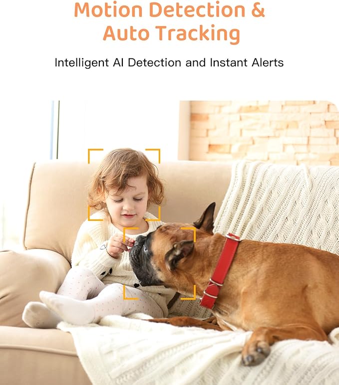 ARENTI 4MP 2.4G&5G WiFi Baby Monitor with Camera and Audio, Night Light, Auto Traking, Cry&Motion Detection, Temperature Sensor, App Control