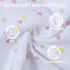 softan Baby Washcloths, 24Pack Baby Wash Cloths Extra Soft & Ultra Absorbent, Baby Towels and Washcloths Face Towel Unisex for Boys Girls Face & Body, Washclothes Gentle on Sensitive Skin, 9x9 Unicorn