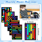 5 Pcs Marble Maze Mat Fidget Toys Anxiety Calming Toys Autistic Sensory Toys Kids Fidget Toys for Kids with Special Needs Calm Down Corner Supplies