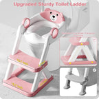 Potty Training Seat, Upgrade Toddler Toilet Seat for Kids Boys Girls, 2 in 1 Potty Training Toilet, Splash Guard Anti-Slip Pad Step Stool