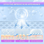 Silicone Scar Cream Scar Gel - Advanced Scar Treatment Keloid Bump Removal for Surgical Scars, C-Section, Injury, Stretch Marks, Acne, Burns, Keloids, Old & New Scars, 1.23Oz (35g)