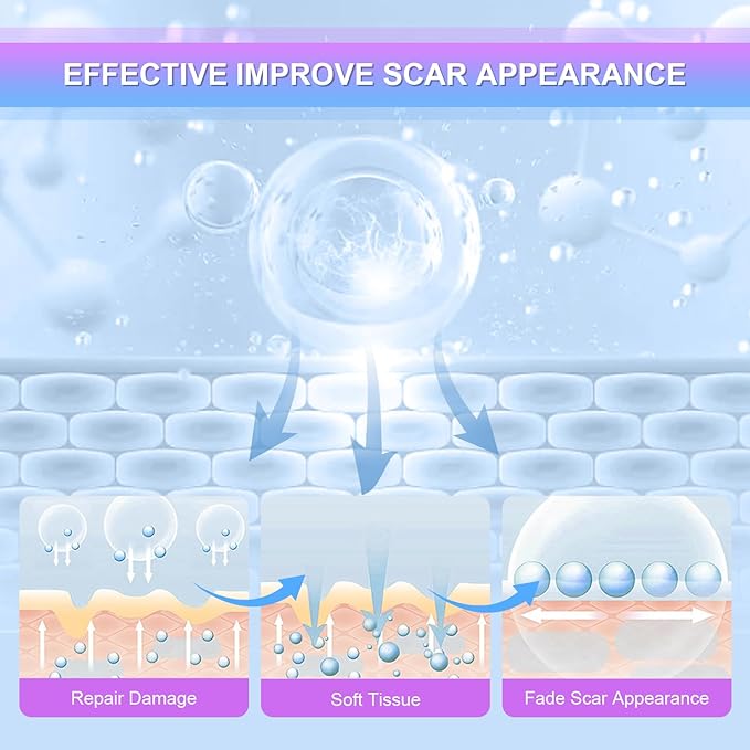 Silicone Scar Cream Scar Gel - Advanced Scar Treatment Keloid Bump Removal for Surgical Scars, C-Section, Injury, Stretch Marks, Acne, Burns, Keloids, Old & New Scars, 1.23Oz (35g)