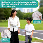 Toddler Leash for Hands-Free Safety Walking, Leash for Kids with Key Lock, Safety Walking Harness for Toddlers, Adjustable Child Leash for Boys and Girls to Outdoor Travel (Blue)