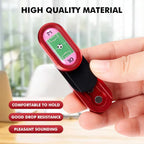 Metal Fidget Slider Toys：CP3 Magnetic Haptic Poker Push Card EDC Slider Fidget Toy for Adults, Office Magnetic Sliding Fidget Clicker Anxiety ADHD Autism as Gifts - Red