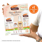 Palmer's Cocoa Butter Formula New Moms Skin Recovery Postpartum Essentials, Body Lotion (8.5 oz) + Nursing Butter (1.1 oz) + Bust Cream (4.4 oz) + Skin Therapy Oil (2 oz), Dermatologist Approved