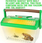 Nature Bound Bug Catcher Vacuum with Light Up Critter Habitat Case | Eco-Friendly Outdoor Toys for Kids | Includes Vacuum and Cage | Bug Vacuum for Kids Toy | Bug Catcher Vacuum
