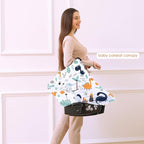 Multi-use Carseat Canopy Cover - Breathable Breastfeeding Covers, Car Seat Covers for Babies, Stroller Canopy Cover (Cute Dinosaur)