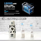 Portable Bottle Warmer for Travel,150W Fast Heating and Charging 17.5oz Large Capacity& Extended Battery Life,Bottle Warmer On The Go for Baby Essentials