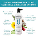 Original Sprout Scrumptious Baby Cream, Gentle Moisturizing Cream for Dry, Sensitive Skin & Diaper Rash, Non-Greasy Baby Lotion with Zinc Oxide & Calendula for Face & Body, 24 fl oz