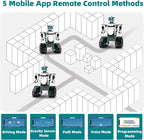 STEM Robot Toys for 8-14, 12 in 1 Remote Control Robotics Toys for Kids, Programmable Building Robot Kit Birthday Present for Science Educational(469 Pcs)