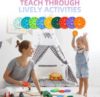 Math Fidget Spinner Math Facts Fidget Spinner Math Multiplication Fidget Spinner Educational Math Fact Fidget Spinners Fidget Spinner Toy for Kids Stimmers and Fidgeters (Multiply Or Divide 9pcs)