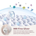 Momcozy 999 Silver Nursing Cups Original Perforated Breathable Design, Breastfeeding Essential, Nipple Shield for Nursing Newborn, XL Size